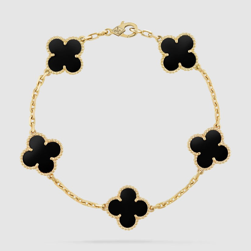 Vintage Alhambra 5-Motif Bracelet