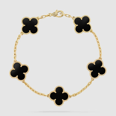 Vintage Alhambra 5-Motif Bracelet
