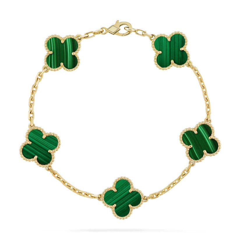 Vintage Alhambra 5-Motif Bracelet