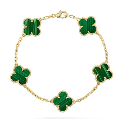 Vintage Alhambra 5-Motif Bracelet