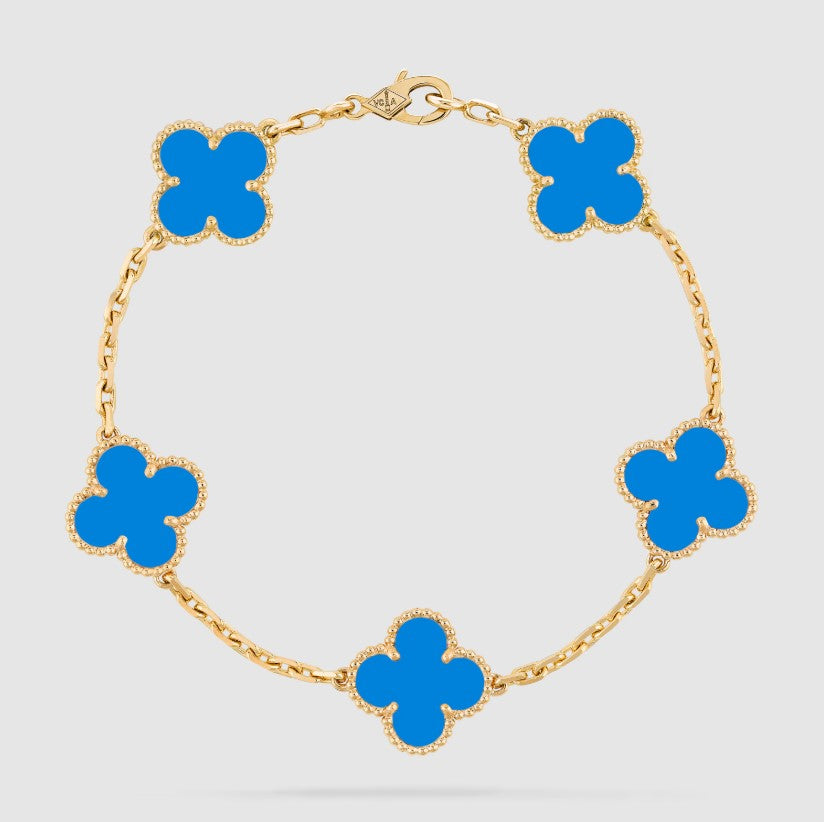 Vintage Alhambra 5-Motif Bracelet